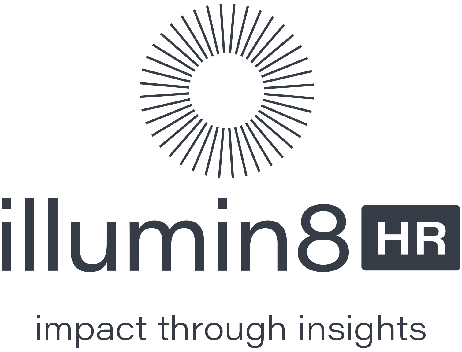 illumin8HR Logo Charcoal